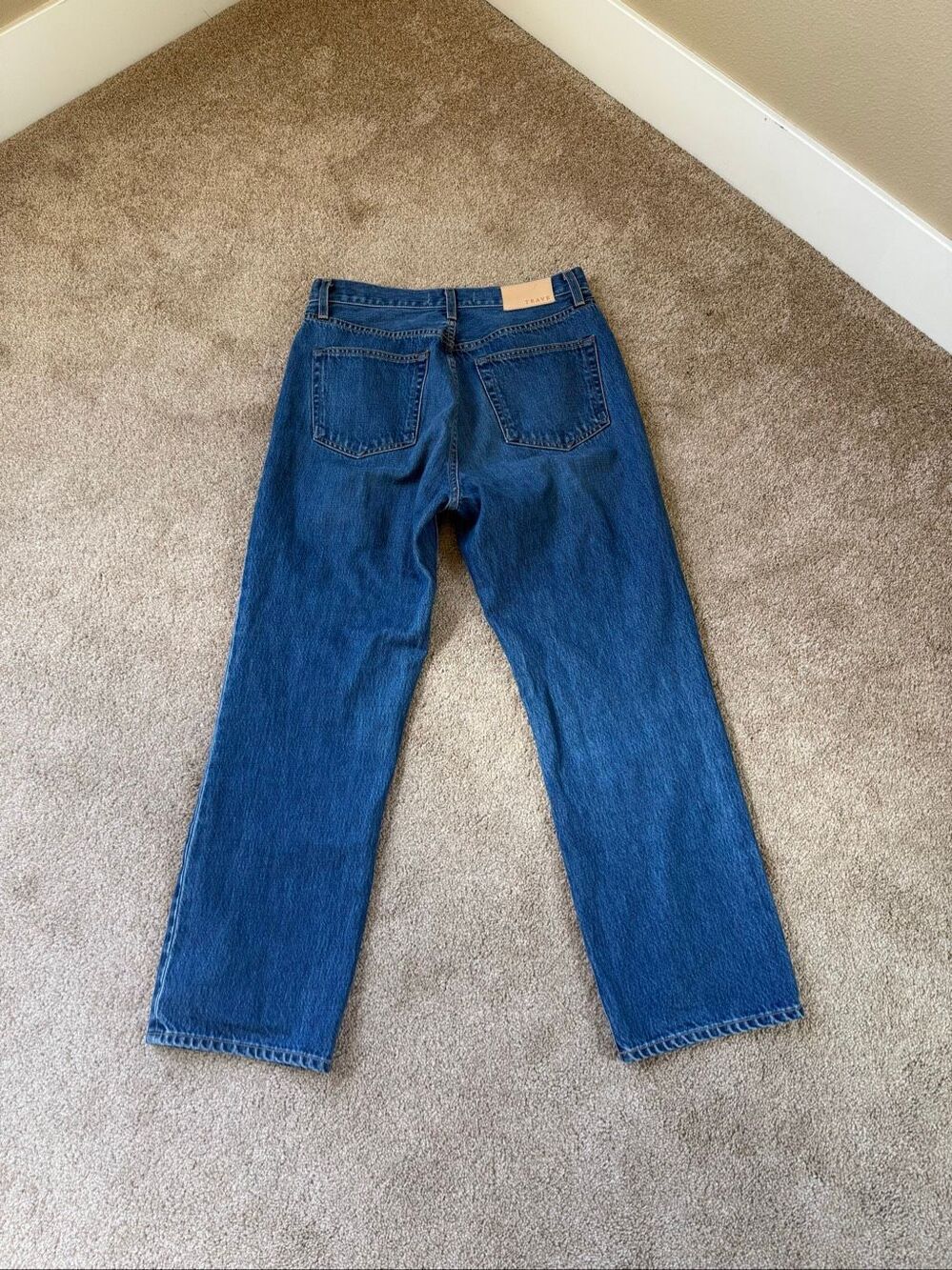 TRAVE Gia Crop Straight Leg Jeans - Picture 2 of 3